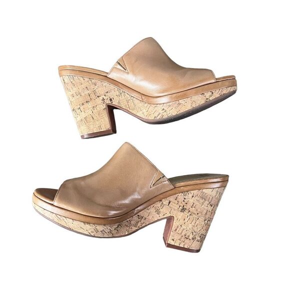 Johnston & Murphy Cork Platform Wedge Sandals size 10 - Picture 2 of 10